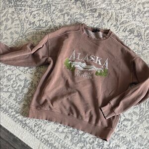 Forever 21 Textured Brown Sweater